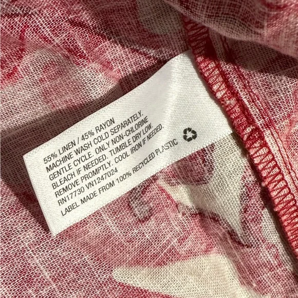 Euc Rhode x Target Zinnia Floral Tropical Prints Bell Sleeve Midi Dress - Picture 12 of 12